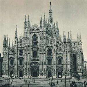 Facade of the Duomo, Milan, Italy, 1927. Artist: Eugen Poppel