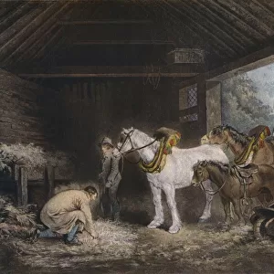 The Farmers Stable, (1791) 1901. Artist: George Morland
