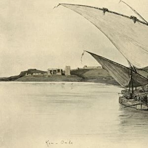 Felucca on the Nile at Kom Ombo, Egypt, 1898. Creator: Christian Wilhelm Allers