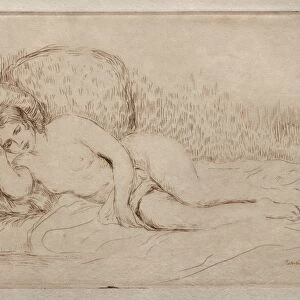Femme nue couchee, 1906. Creator: Pierre-Auguste Renoir (French, 1841-1919)