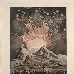 Festivities at the Coronation of Napoleon, 1806. Artist: Le Coeur, Louis (active ca