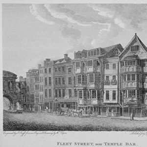 Fleet Street, City of London, 1799. Artist: John Roffe