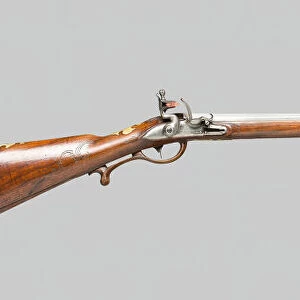 Flintlock Fowling Gun, Germany, c. 1770. Creator: Karl Starek
