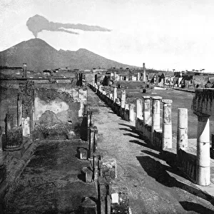 The Forum, Pompeii, Italy, 1893. Artist: John L Stoddard