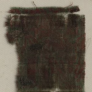 Three Fragments of Italian Gothic Silk, 1300s. Creator: Unknown