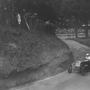 Frazer-Nash competing in the Shelsley Walsh Hillclimb, Worcestershire, 1935. Artist: Bill Brunell