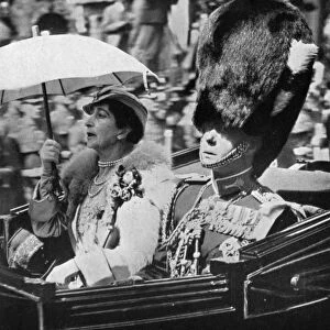 The future King Edward VII (1894-1972) and Queen Maud of Norway (1869-1938), 1935