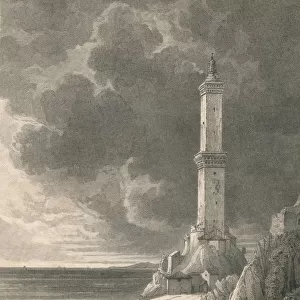 Genoa. Light House, 1818. Creator: Charles Askey