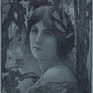 Gentlel Night (Nuit douce), 1899. Creator: Henri-Jules Guinier (French, 1867-1927)