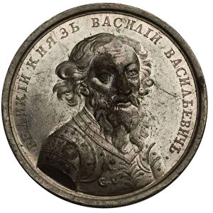 Grand Prince Vasily II (from the Historical Medal Series), 18th century. Artist: Anonymous