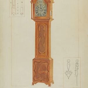 Grandfathers Clock, c. 1936. Creator: Ernest A Towers Jr