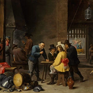 Guardroom with the Deliverance of Saint Peter, ca. 1645-47. Creator: David Teniers II