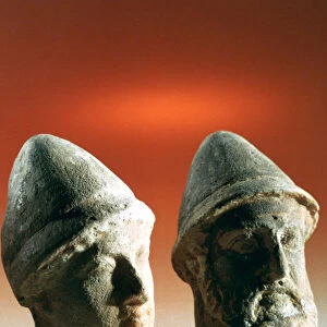 Heads of dignitaries, Kerkouane, Tunisia, 3rd century BC
