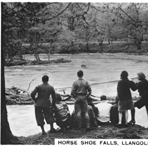 Horse Shoe Falls, Llangollen, 1937