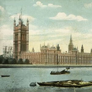 The Houses of Parliament, London, 1906. Creator: Unknown