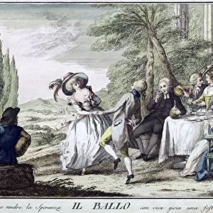 Il Ballo ( The Dance ), 1790. Artist: Giuseppe Piattoli