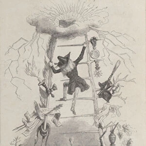 Illustration in Jerome Paturot, by Louis Reybaud, Paris, 1846, ca. 1846