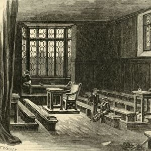 Interior of the Old School-Room, 1898. Creator: Unknown