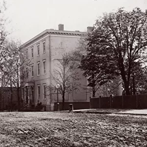 Jeff. Davis House, Executive Mansion, C. S. A. Richmond, 1865. Creator: Alexander Gardner