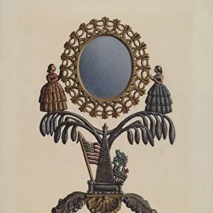 Jenny Lind Mirror, c. 1939. Creator: Regina Henderer