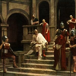 Jesus before Pilate, 1922. Creator: Henry Traut
