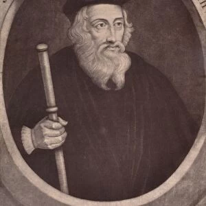 John Wycliffe, English theologian and religious reformer, 18th century (1894). Artist: Alexander van Haecken
