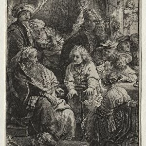 Joseph Telling his Dreams, 1638. Creator: Rembrandt van Rijn (Dutch, 1606-1669)