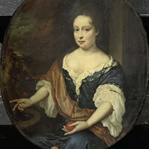 Judith Allijn (d 1702), Wife of Harmen Lijnslager, 1699. Creator: Johannes van Haensbergen