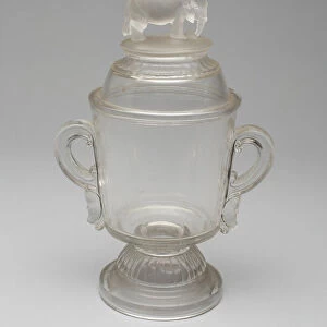 Jumbo / Elephant covered dish, 1883 / 5. Creator: Canton Glass Company