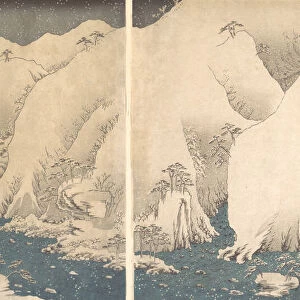 Kiso Gorge in the Snow. Creator: Ando Hiroshige