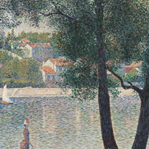 La Seine a Courbevoie, 1885. Creator: Seurat, Georges Pierre (1859-1891)