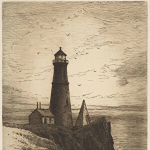 Lighthouse, 1880. Creator: Henry Farrer