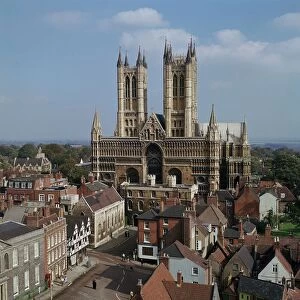 Lincoln Cathedral from the west