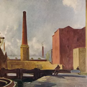 Lock Gates, Blackburn, 1928 (1931). Artist: Charles John Holmes