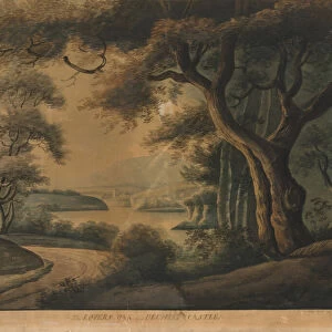 The Lovers Oak near Delville Castle, late 18th century? Creator: Sarah Broome