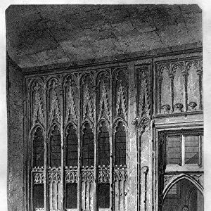 The Lower Lobby, House of Commons, Westminster, London, 1815. Artist: Sands