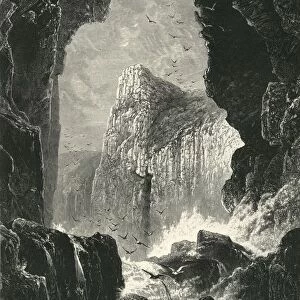 The Lydstep Caverns (South Wales), c1870