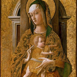 Madonna and Child Enthroned, 1472. Creator: Carlo Crivelli