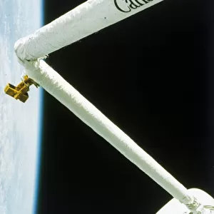 Manipulator arm deployed during the second Space Shuttle flight, November 1981. Creator: NASA