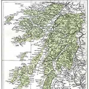 Map of Argyllshire, 1924-1926