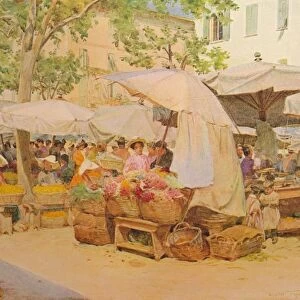The Market at Nice, c1910, (1912). Artist: Walter Frederick Roofe Tyndale