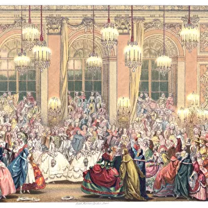 A Masquerade Ball, (1885). Artist: Urrabieta