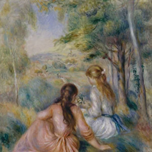 In the Meadow, 1888-92. Creator: Pierre-Auguste Renoir