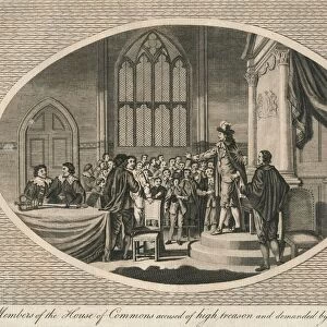 The five members of the House of Commons accused of high treason, 1642 (1793)