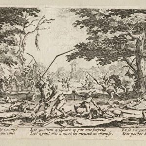 The Miseries and Misfortunes of War, folio 17: The peasants revolt, 1633