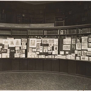 The Mnemosyne Atlas at the Reading room of the Kunstwissenschaftliche Bibliothek Warburg, 1927
