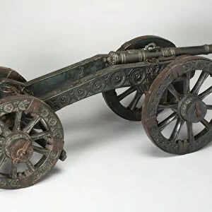 Model of a Bronze Field Cannon, Austria, late 17th century, possibly late 18th century
