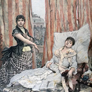 Morphiamania, 1891. Artist: Henri Meyer