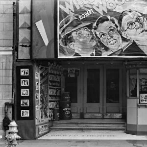 Movie theatre on Saint Charles Street, Liberty Theater, New Orleans, Louisiana, 1935 or 1936. Creator: Walker Evans