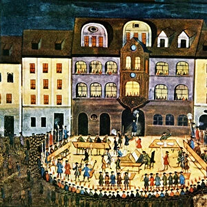 Musical Festival in Jena, c. 1740, watercolor on parchment
